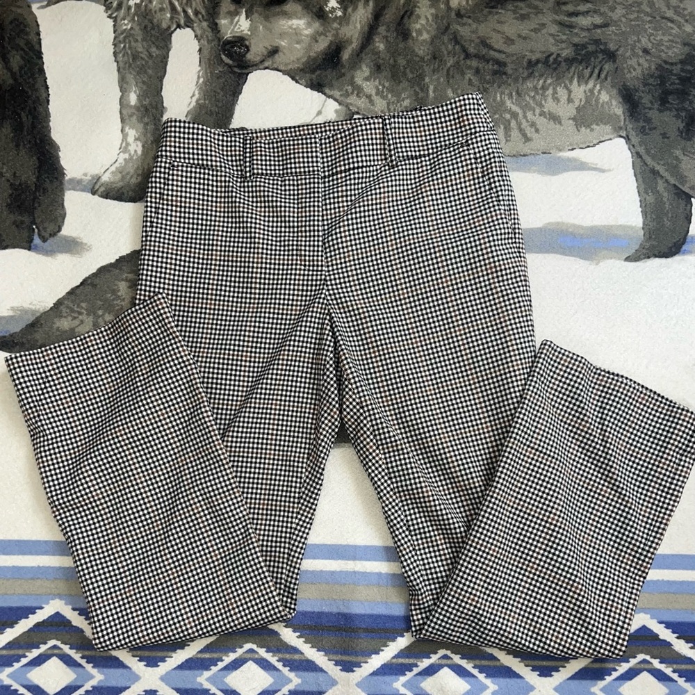 Women’s Tommy Hilfiger Plaid Houndstooth Bootcut Trousers Size 6
